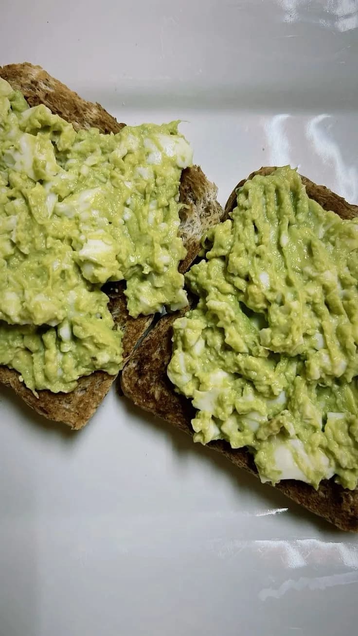 Toast with Avocado and Egg