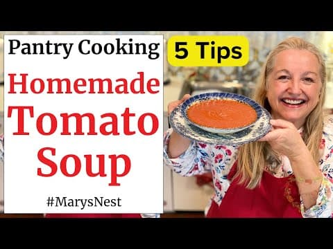 Homemade Tomato Soup