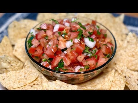 Fresh Pico de Gallo Salsa