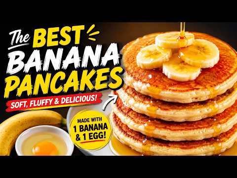 Fluffy Banana Pancakes